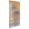 vidaXL Έ&nu;&tau;&omicron;&mu;&omicron; &kappa;&omicron;&upsilon;&rho;&tau;ί&nu;&alpha; &pi;ό&rho;&tau;&alpha;&sigmaf; Palm Tree Print 100x220 cm &Mu;&pi;&alpha;&mu;&pi;&omicron;ύ