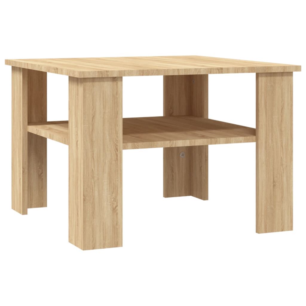vidaXL Τραπεζάκι Σαλονιού Sonoma Δρυς 60x60x42 εκ. από Επεξ. Ξύλο