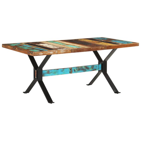 vidaXL Τραπεζαρία 180 x 90 x 76 εκ. από Μασίφ Ανακυκλωμένο Ξύλο