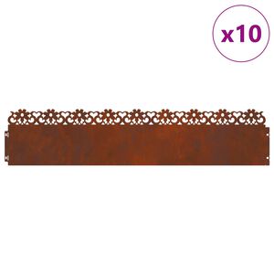 vidaXL &Pi;&epsilon;&rho;&iota;&gamma;&rho;ά&mu;&mu;&alpha;&tau;&alpha; &gamma;&kappa;&alpha;&zeta;ό&nu; 10 pcs &Sigma;&kappa; rusty 103 x 0,05 x 22 &epsilon;&kappa;