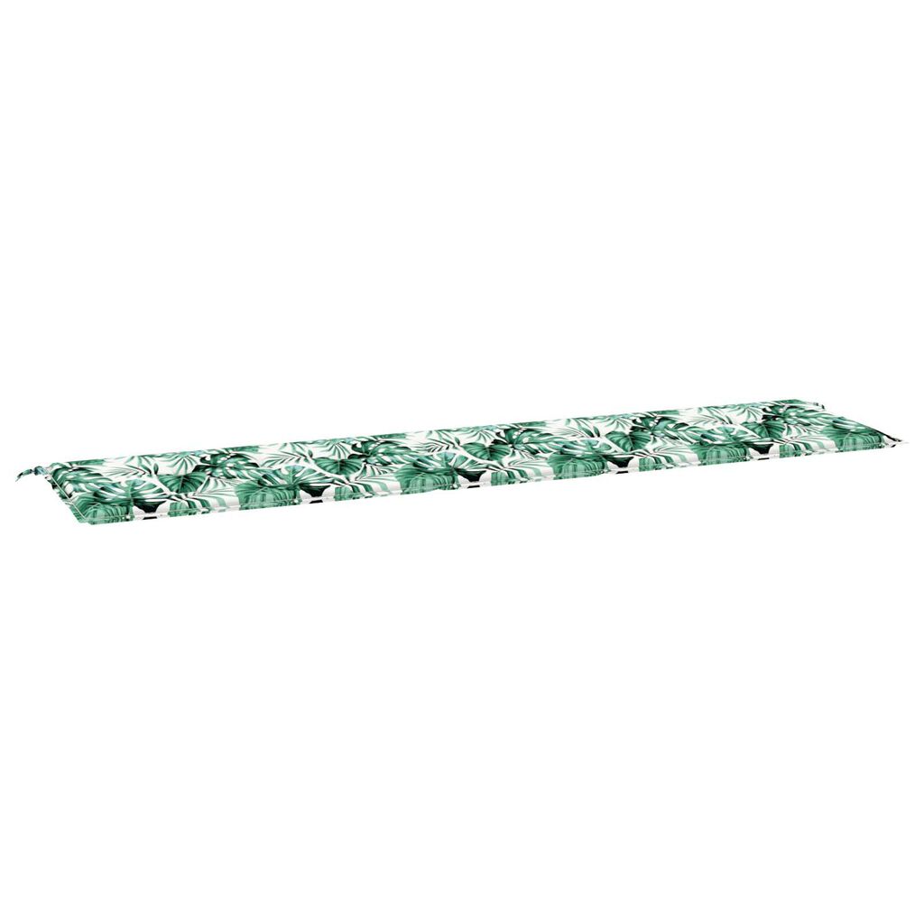 vidaXL Μαξιλάρι Παγκάκι Κήπου Πράσινο 200 x 50 x 4 cm Ύφασμα Oxford