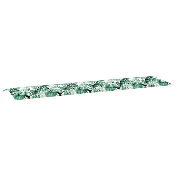 vidaXL Μαξιλάρι Παγκάκι Κήπου Πράσινο 200 x 50 x 4 cm Ύφασμα Oxford