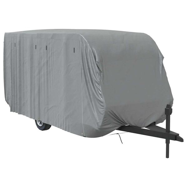 vidaXL Κάλυμμα τροχόσπιτου Γκρι 550x250x220 cm Μη υφασμένο ύφασμα