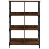 vidaXL Βιβλιοθήκη Καφέ Δρυς 78,5x33x117,5 εκ. Επεξεργασμένο Ξύλο