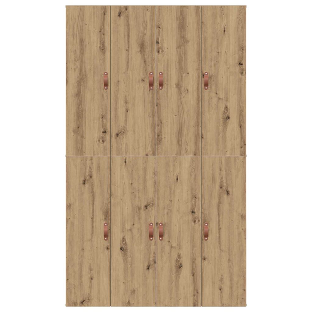 μονάδα αποθήκευσης κρεβάτι vidaXL Artisan Oak 120x190 εκ.