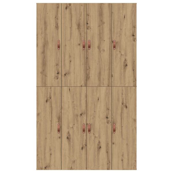 μονάδα αποθήκευσης κρεβάτι vidaXL Artisan Oak 120x190 εκ.