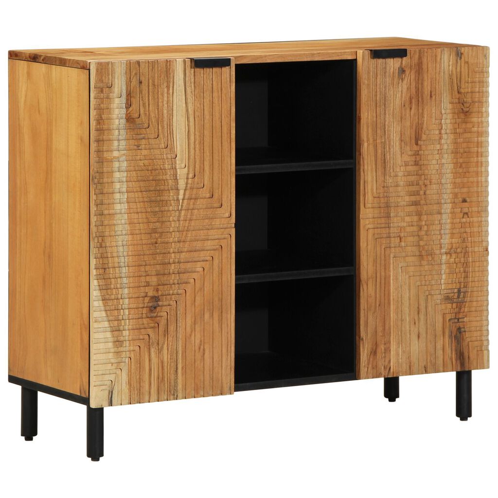 vidaXL Μπουφέ 90x33x75 εκ Μασίφ ξύλο ακακίας