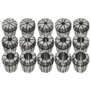 vidaXL Τσιμπίδια Collet Φρέζας Σετ 15 τεμ. ER25