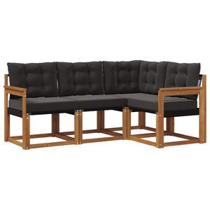 vidaXL &Sigma;&epsilon;&iota;&rho;ά &Kappa;&alpha;&nu;&alpha;&pi;έ &Epsilon;&xi;&omega;&tau;&epsilon;&rho;&iota;&kappa;&omicron;ύ &mu;&epsilon; &mu;&alpha;&xi;&iota;&lambda;ά&rho;&iota; 4 pcs &Phi;&upsilon;&sigma;&iota;&kappa;ό &kappa;&alpha;&iota; &Mu;&alpha;ύ&rho;&omicron;