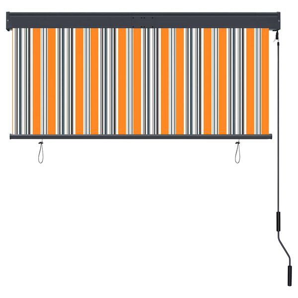 vidaXL Στόρι Σκίασης Ρόλερ Εξωτερικού Χώρου Κίτρινο/Μπλε 140 x 250 εκ.