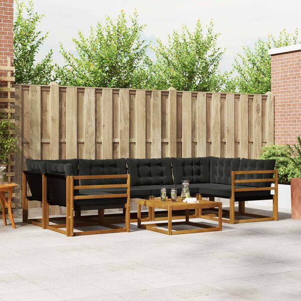 vidaXL &Sigma;&epsilon;&iota;&rho;ά &Kappa;&alpha;&nu;&alpha;&pi;έ &Epsilon;&xi;&omega;&tau;&epsilon;&rho;&iota;&kappa;&omicron;ύ &mu;&epsilon; &mu;&alpha;&xi;&iota;&lambda;ά&rho;&iota; 7 pcs &Phi;&upsilon;&sigma;&iota;&kappa;ό &kappa;&alpha;&iota; &Mu;&alpha;ύ&rho;&omicron;