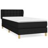 vidaXL &Kappa;&rho;&epsilon;&beta;ά&tau;&iota; Boxspring &mu;&epsilon; &Sigma;&tau;&rho;ώ&mu;&alpha; &Mu;&alpha;ύ&rho;&omicron; 90x190 &epsilon;&kappa;.&Upsilon;&phi;&alpha;&sigma;&mu;ά&tau;&iota;&nu;&omicron;