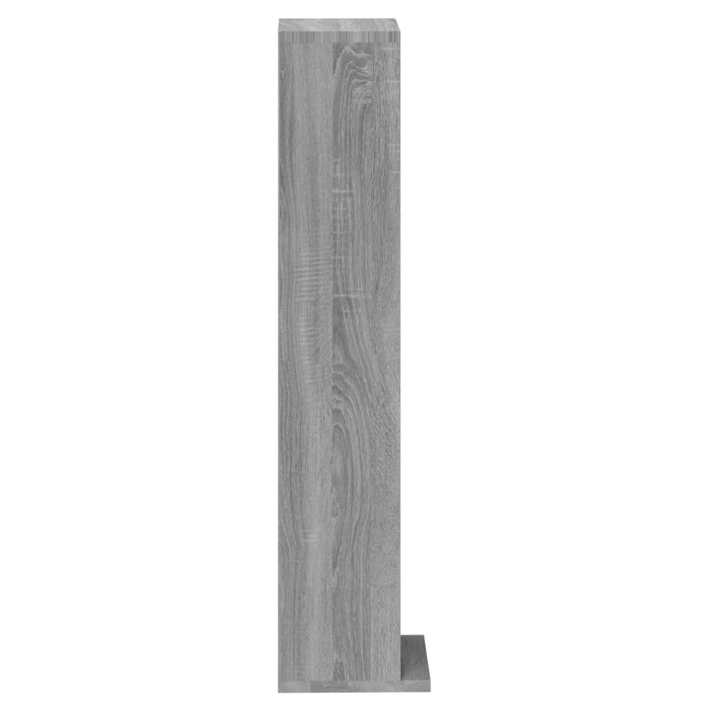 vidaXL Έπιπλο για CD Γκρι Sonoma 21x20x88 εκ. από Επεξεργασμένο Ξύλο