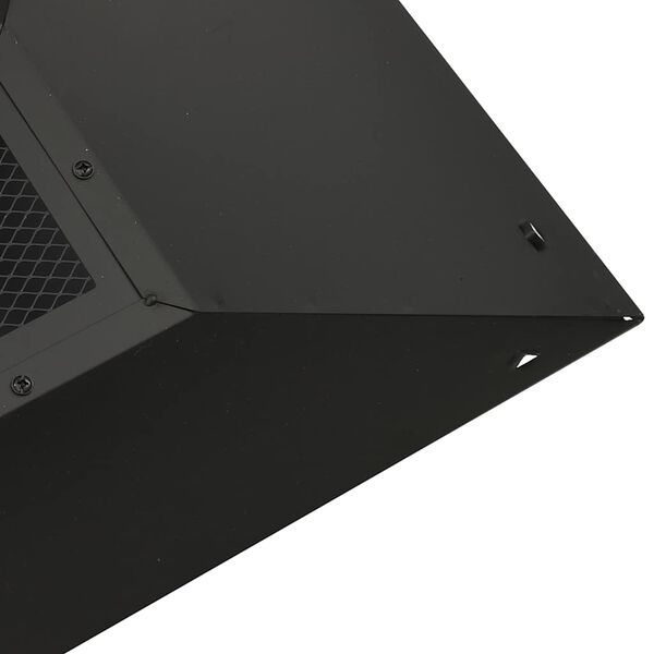 vidaXL Τζάκι Εξωτ. Χώρου/Ψησταριά 46,5x46,5x37 εκ. Ατσάλι & Σκαλιστήρι
