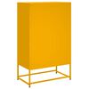 vidaXL Ντουλάπι Μουσταρδί 68x39x111,5 εκ. από Ατσάλι