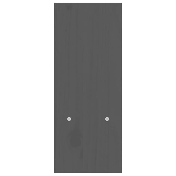 vidaXL Βάση Οθόνης Γκρι (39-72)x17x43 εκ. από Μασίφ Ξύλο Πεύκου