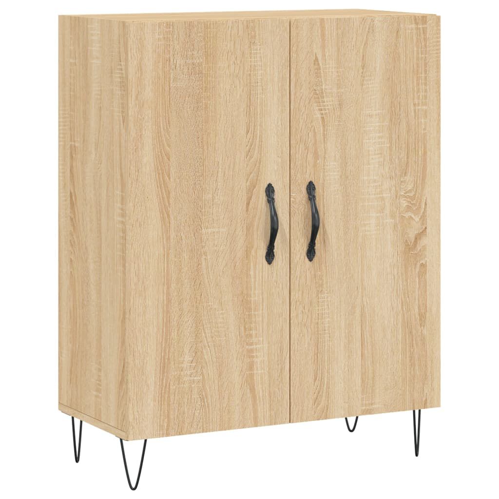 vidaXL Ντουλάπι Sonoma δρυς 69,5 x 34 x 180 εκ. από Επεξεργασμένο Ξύλο