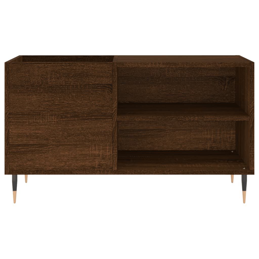 vidaXL Δισκοθήκη Καφέ Δρυς 85 x 38 x 48 εκ. από Επεξεργασμένο Ξύλο