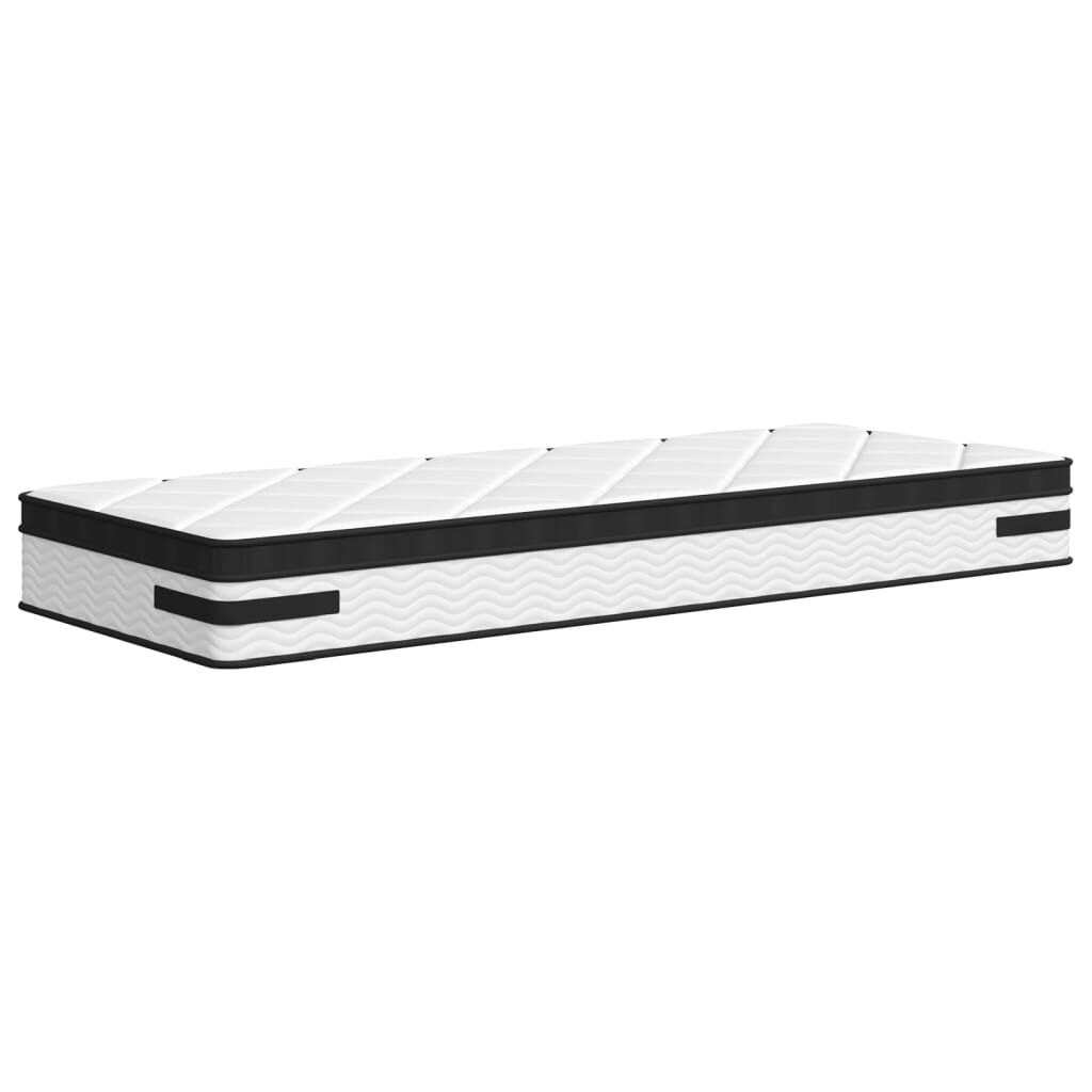 vidaXL Στρώμα με Pocket Springs Μεσαία Plus Σκληρότητα 70x200 εκ.