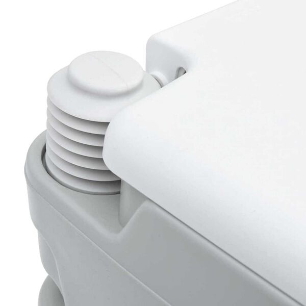 vidaXL Φορητή Τουαλέτα Καμπίνας Γκρι 41.5 x 36.5 x 30 cm