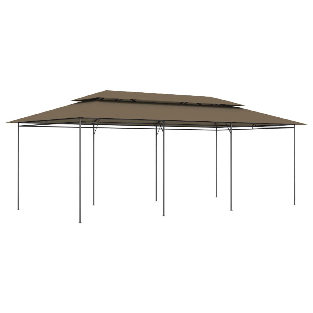 vidaXL Κιόσκι Taupe 600 x 298 x 270 εκ. 180 γρ/μ²