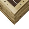 vidaXL Ζαρντινιέρα 60x60x72 εκ. από Εμποτισμένο Ξύλο Πεύκου