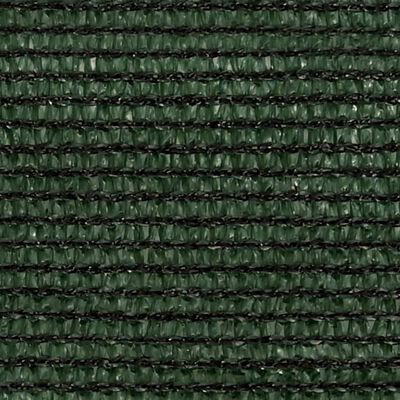 vidaXL Πανί Σκίασης Σκούρο Πράσινο 3,6 x 3,6 μ. από HDPE 160 γρ./μ²