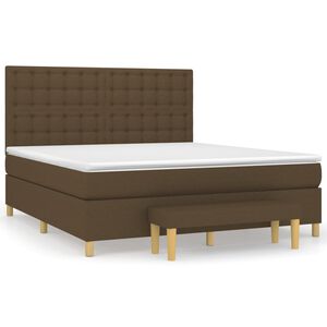 vidaXL &Kappa;&rho;&epsilon;&beta;ά&tau;&iota; Boxspring &mu;&epsilon; &Sigma;&tau;&rho;ώ&mu;&alpha; &Sigma;&kappa;&omicron;ύ&rho;&omicron; &Kappa;&alpha;&phi;έ 160x200 &epsilon;&kappa; &Upsilon;&phi;&alpha;&sigma;&mu;ά&tau;&iota;&nu;&omicron;