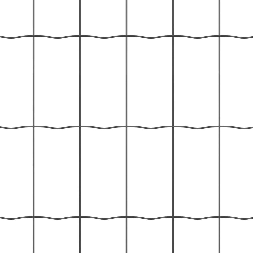 vidaXL Euro Fence Γκρι 1.5x10 μ Χάλυβα