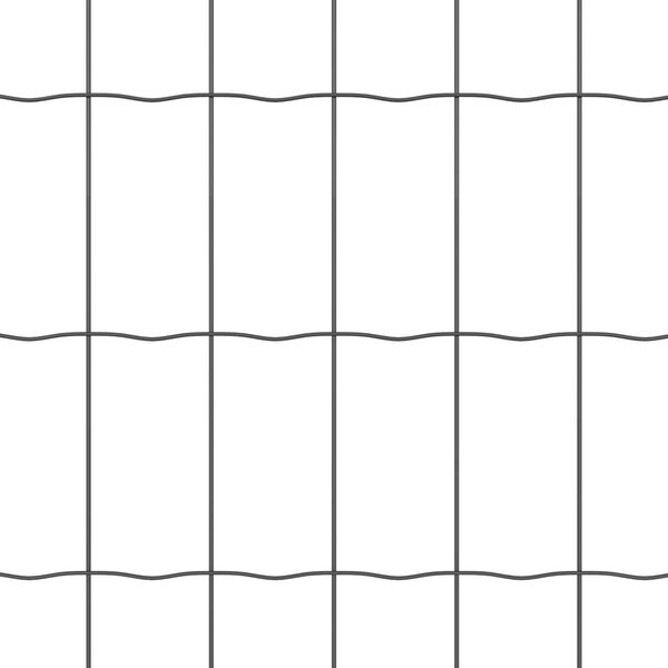 vidaXL Euro Fence Γκρι 1.5x10 μ Χάλυβα
