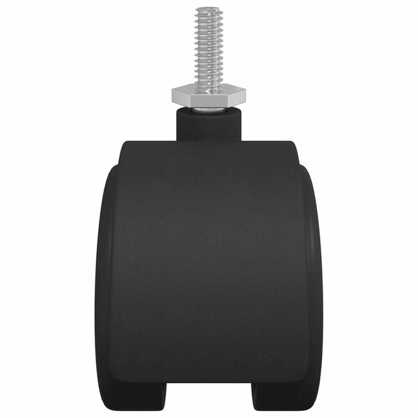 vidaXL &Rho;ό&delta;&epsilon;&sigmaf; 2 pcs &Mu;&alpha;ύ&rho;&omicron; 40,1 x 37,8 &chi;&iota;&lambda; PP &kappa;&alpha;&iota; &Sigma;ί&delta;&epsilon;&rho;&omicron;