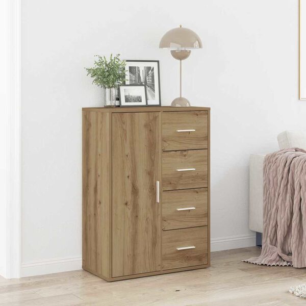 vidaXL &Pi;&lambda;&alpha;ϊ&nu;ό &gamma;&rho;&alpha;&phi;&epsilon;ί&omicron; Artisan Oak 60 x 31 x 84 &epsilon;&kappa;. &Epsilon;&pi;&epsilon;&xi;&epsilon;&rho;&gamma;&alpha;&sigma;&mu;έ&nu;&omicron; &xi;ύ&lambda;&omicron;
