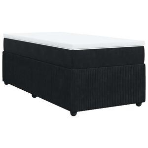 vidaXL &Kappa;&rho;&epsilon;&beta;ά&tau;&iota; Boxspring &mu;&epsilon; &Sigma;&tau;&rho;ώ&mu;&alpha; &Mu;&alpha;ύ&rho;&omicron; 100x200 &epsilon;&kappa;. &Beta;&epsilon;&lambda;&omicron;ύ&delta;&iota;&nu;&omicron;