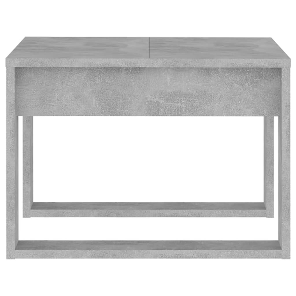 Τραπέζι Βοηθητικό Γκρι Σκυρ. 50 x 50 x 35 εκ. από Επεξ. Ξύλο