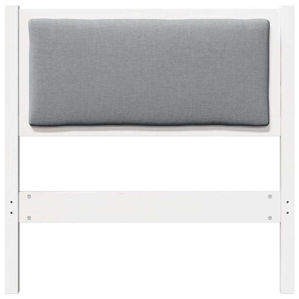 vidaXL Κεφαλάρι Άλλο Λευκό 75 cm Μασίφ ξύλο πεύκου