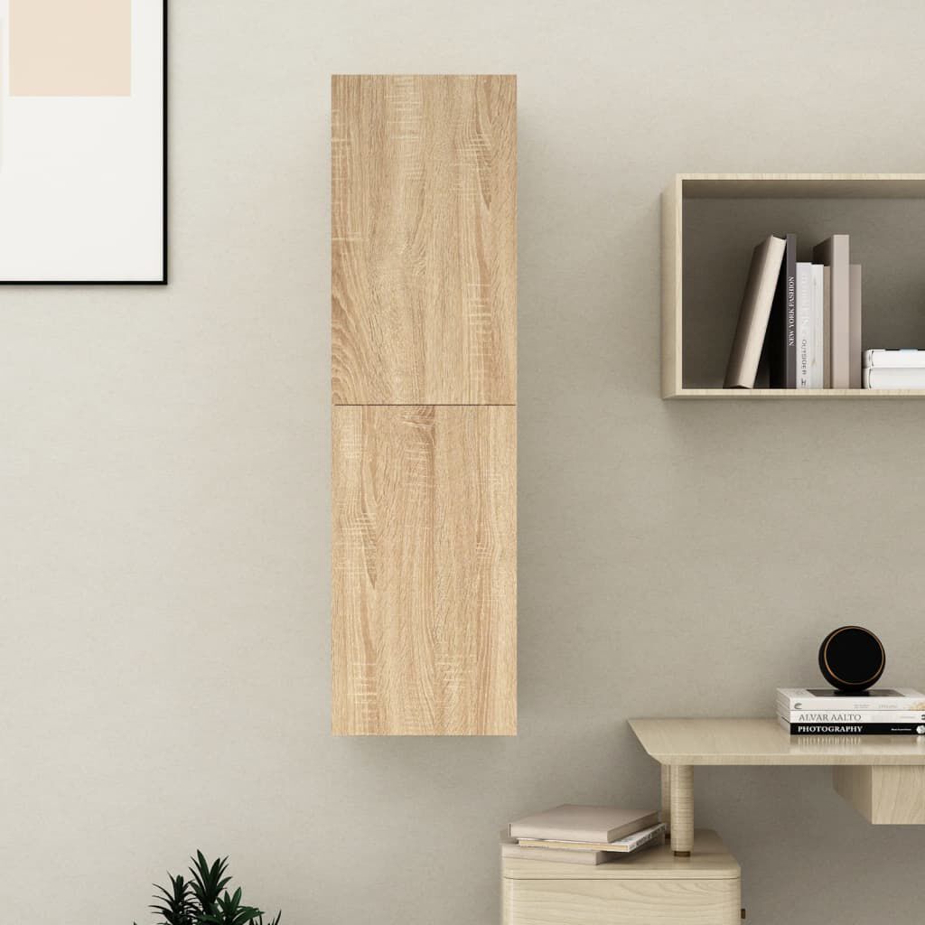 vidaXL Έπιπλο Τηλεόρασης Sonoma Δρυς 30,5x30x110 εκ. από Επεξ. Ξύλο