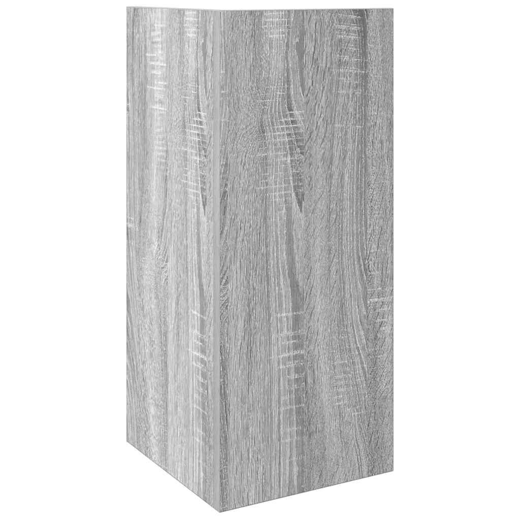 vidaXL Τραπεζάκι με ράφι Γκρι Sonoma 25,5x27x60 εκ.