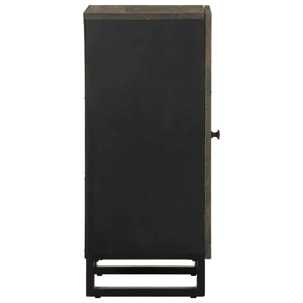 vidaXL Σκευοθήκη μαύρο 40x33x75 cm μασίφ ξύλο Μάνγκο