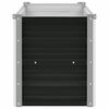 vidaXL Ζαρντινιέρα Υπερυψωμένη Ανθρακί 160x40x45 εκ. Γαλβαν. Χάλυβας