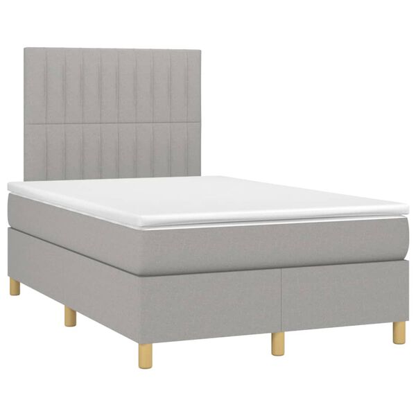 vidaXL &Kappa;&rho;&epsilon;&beta;ά&tau;&iota; Boxspring &mu;&epsilon; &Sigma;&tau;&rho;ώ&mu;&alpha; &Alpha;&nu;&omicron;&iota;&chi;&tau;ό &Gamma;&kappa;&rho;&iota; 120x200 &epsilon;&kappa;. &Upsilon;&phi;&alpha;&sigma;&mu;ά&tau;&iota;&nu;&omicron;