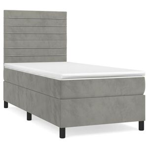 vidaXL &Kappa;&rho;&epsilon;&beta;ά&tau;&iota; Boxspring &mu;&epsilon; &Sigma;&tau;&rho;ώ&mu;&alpha; &Alpha;&nu;&omicron;&iota;&chi;&tau;ό &Gamma;&kappa;&rho;&iota; 80x200 &epsilon;&kappa;. &Beta;&epsilon;&lambda;&omicron;ύ&delta;&iota;&nu;&omicron;