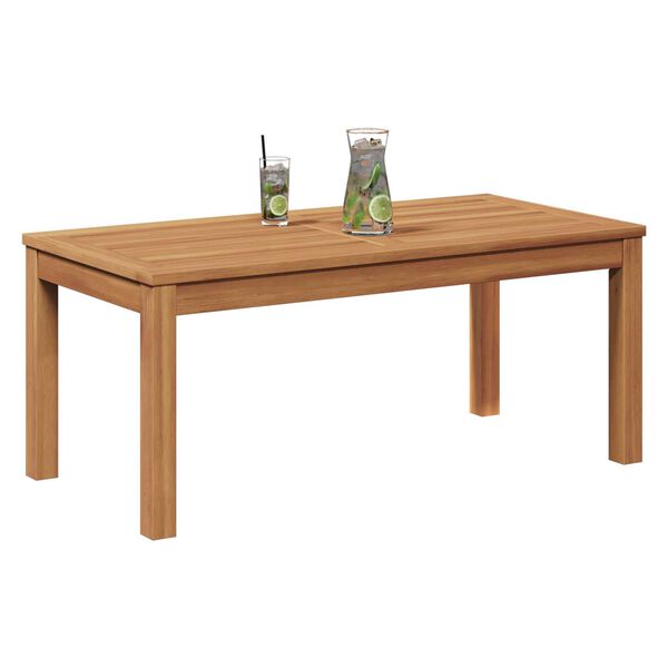 vidaXL Τραπέζι Κήπου Καστανό 95 x 45 x 40 εκ Μασίφ ξύλο teak