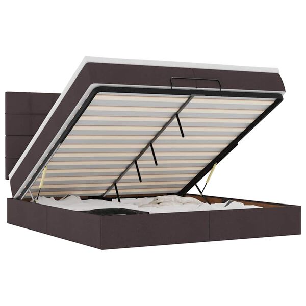 vidaXL &Omicron;&theta;&omega;&mu;&alpha;&nu;&iota;&kappa;ό &kappa;&rho;&epsilon;&beta;ά&tau;&iota; &mu;&epsilon; &sigma;&tau;&rho;ώ&mu;&alpha;&tau;&alpha; &Sigma;&kappa;&omicron;ύ&rho;&omicron; &kappa;&alpha;&phi;έ 200x200cm ύ&phi;&alpha;&sigma;&mu;&alpha;