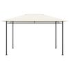 vidaXL Κιόσκι Κρεμ 384x281x270 εκ. 180 γρ./μ²