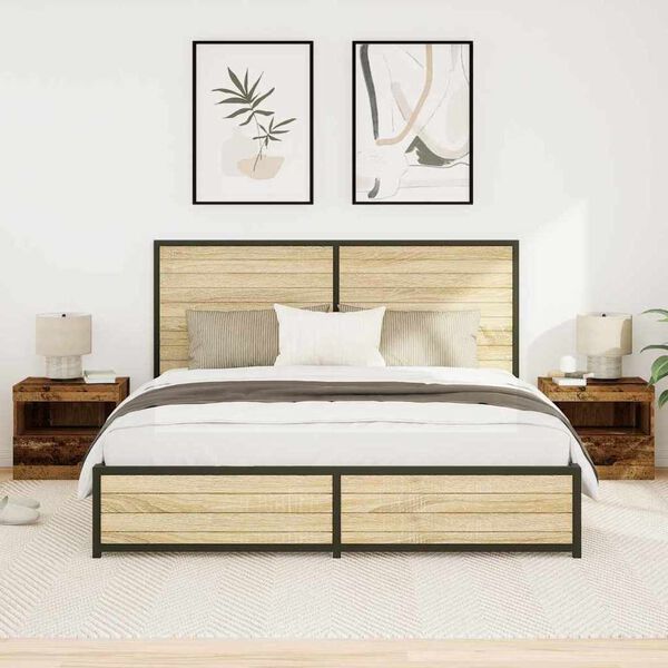 vidaXL &Kappa;&omicron;&mu;&omicron;&delta;ί&nu;&omicron; 2 pcs &Pi;&alpha;&lambda;&iota;ό &xi;ύ&lambda;&omicron; 50 x 40 x 45 cm &Epsilon;&pi;&epsilon;&xi;&epsilon;&rho;&gamma;&alpha;&sigma;&mu;έ&nu;&omicron; &xi;ύ&lambda;&omicron;