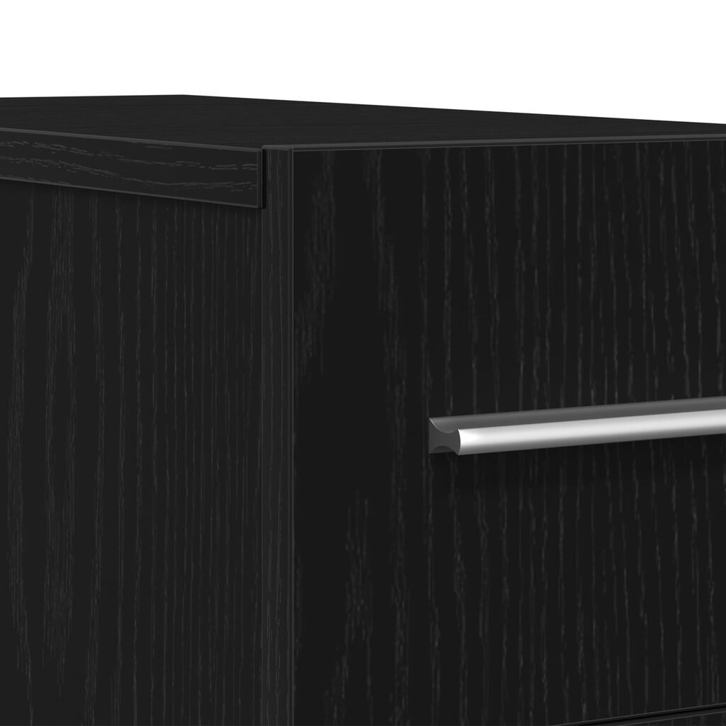 vidaXL Φαρμακείο Μαύρη Δρυς 20x45,5x60 εκ από Επεξεργασμένο Ξύλο