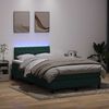 vidaXL &Kappa;&rho;&epsilon;&beta;ά&tau;&iota; Boxspring &mu;&epsilon; &Sigma;&tau;&rho;ώ&mu;&alpha; & LED &Sigma;&kappa;&omicron;ύ&rho;&omicron; &Pi;&rho;ά&sigma;&iota;&nu;&omicron; 120x210&epsilon;&kappa;. &Beta;&epsilon;&lambda;&omicron;ύ&delta;&iota;&nu;&omicron;