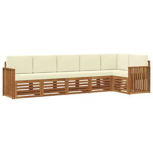 vidaXL &Sigma;&alpha;&lambda;&omicron;&nu;ά&kappa;&iota; &Gamma;&omega;&nu;&iota;&alpha;&kappa;&omicron;ύ &Kappa;&alpha;&nu;&alpha;&pi;έ &mu;&epsilon; &mu;&alpha;&xi;&iota;&lambda;ά&rho;&iota; 6 pcs &Phi;&upsilon;&sigma;&iota;&kappa;ό &kappa;&alpha;&iota; &Kappa;&rho;έ&mu;&alpha;
