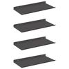 vidaXL &Pi;&lambda;&omega;&tau;ό &rho;ά&phi;&iota; &Epsilon;&pi;&iota;&tau;&omicron;ί&chi;&iota;&omicron; 4 pcs &Mu;&alpha;ύ&rho;&omicron; 40 x 18 x 2,5 &epsilon;&kappa;. &Alpha;&tau;&sigma;ά&lambda;&iota;