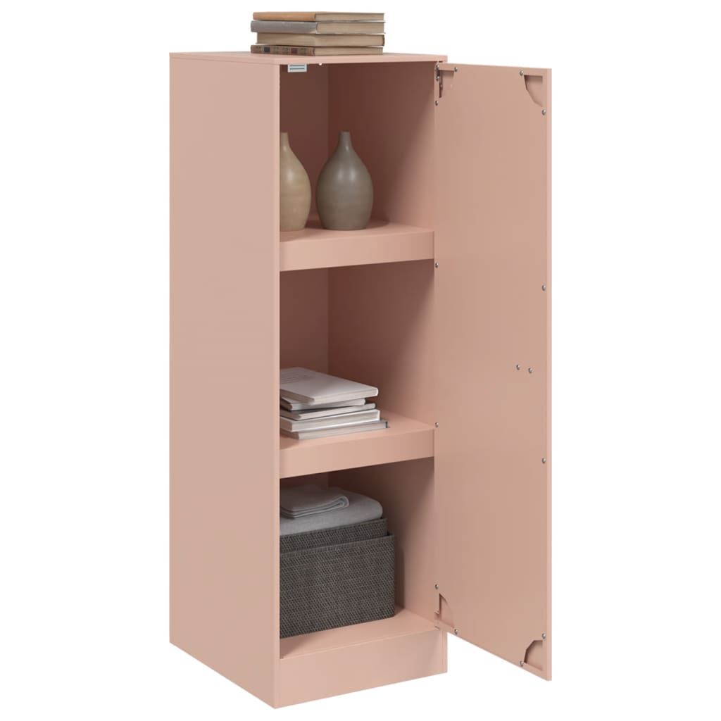 vidaXL Ντουλάπι Ροζ 34,5x39x107 εκ. από Ατσάλι